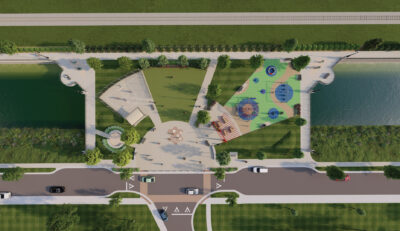 rendering of garden hills neighborhood's Hedge park