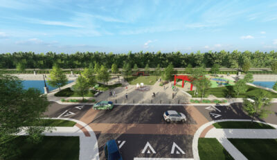 rendering of garden hills neighborhood's Hedge park