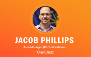 jacob Phillips is Clark Dietz's new Central Indiana Area Manager