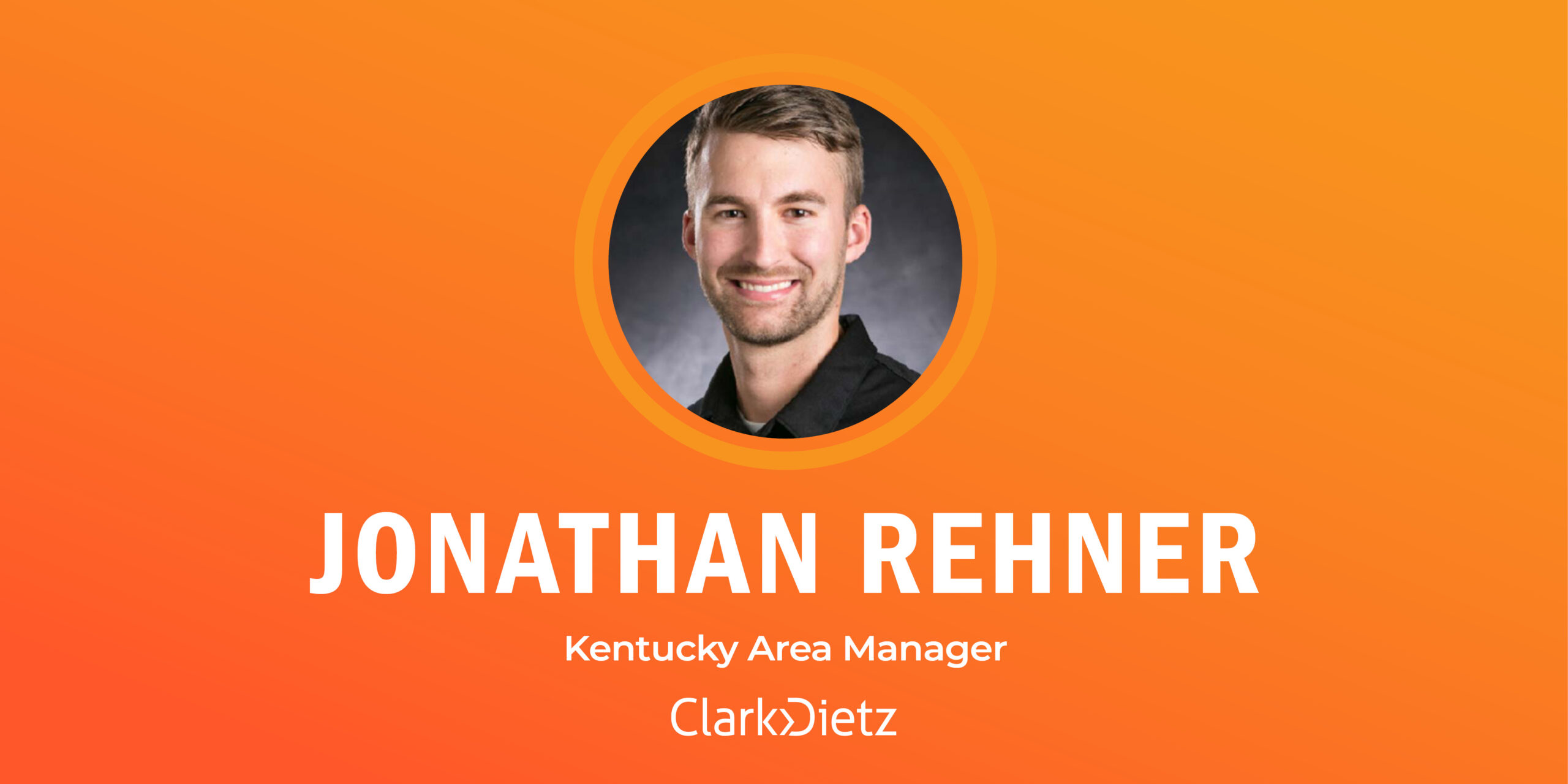 headshot of Jonathan Rehner, Clark Dietz Kentucky Area Manager